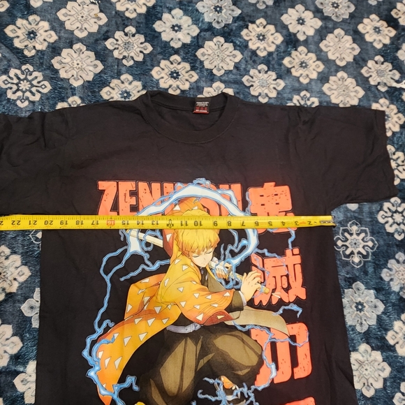 Anime Graphic T-Shirt with Zenitsu Design - Picture 2 of 6